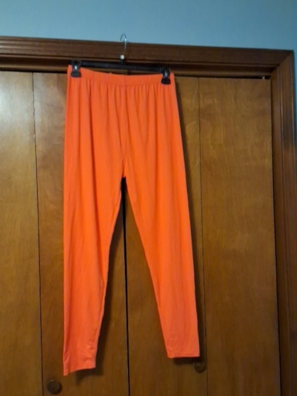 New Mix Bright Orange Women's Stretch Leggings